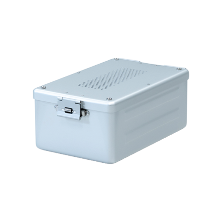Aluminium sterilization container Dental L