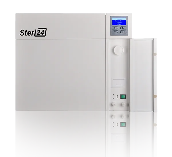 Steri24 Autoclave de classe B Pro 45 L – grand stérilisateur à vapeur de capacité maximale