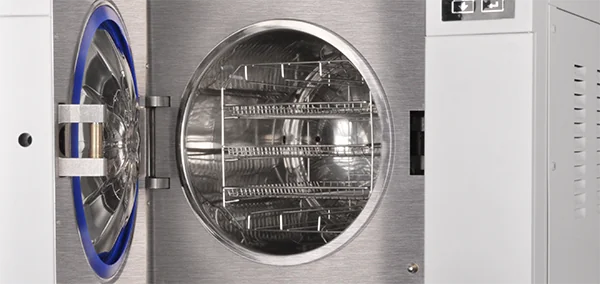 Steri24 Autoclave de classe B Pro 45 L avec chambre ouverte et 3 plateaux