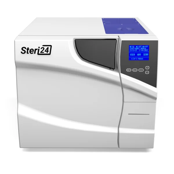 Steri24 Autoclave de classe B Pro 23 L – stérilisateur à vapeur de grande capacité