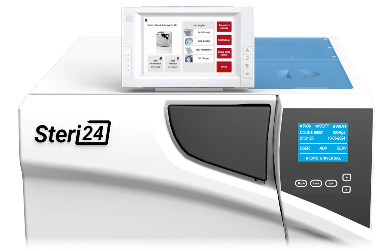 SteriTrace Pro &ndash; Autoclave de Clase B Premium con documentación digital