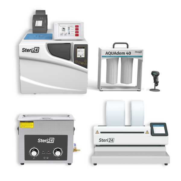 Promotion autoclave : Ensemble complet classe B Premium 12 L avec assistant SteriTrace Pro
