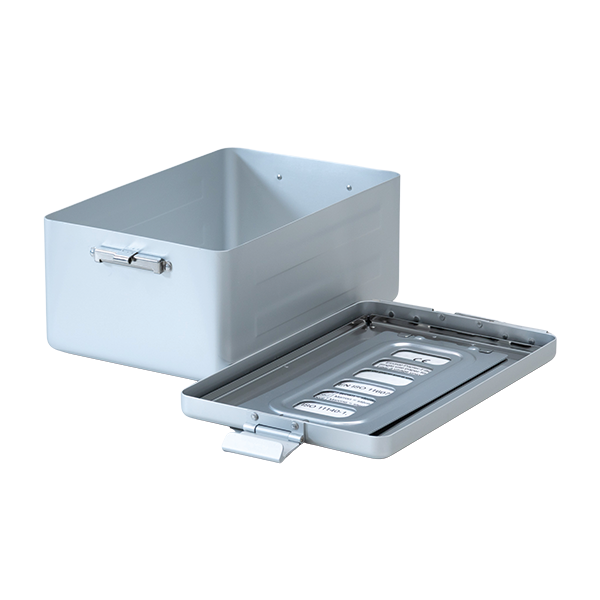 Aluminium sterilization container Dental L