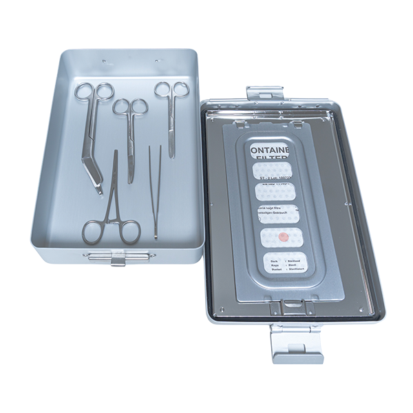 Aluminium sterilization container Dental M