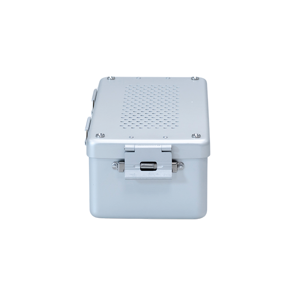 Aluminium sterilization container Mini L