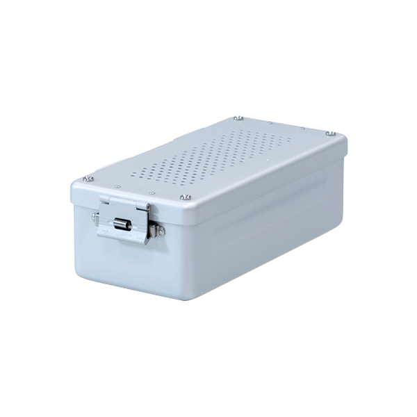 Aluminium sterilization container Mini L