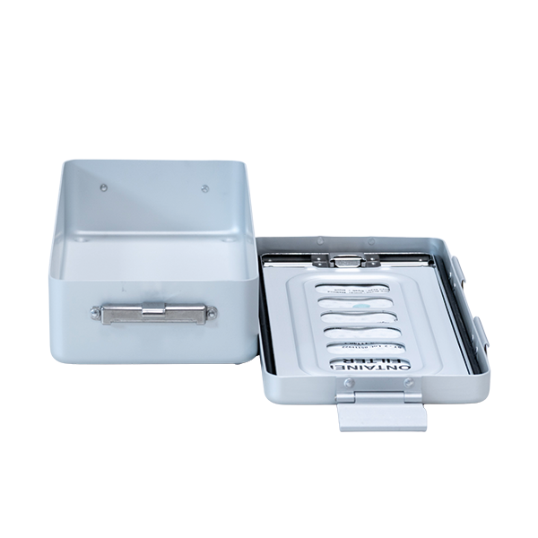 Aluminium sterilization container Mini M