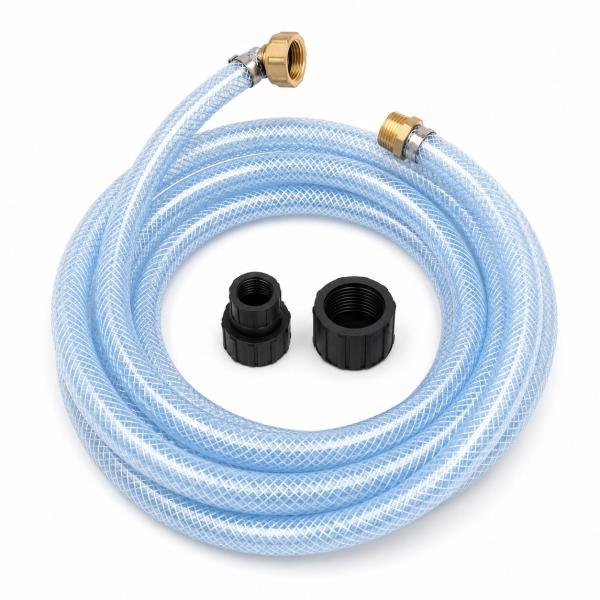 G&frac34;-Zoll Abwasseranschluss-Set mit Schlauch und Adaptern