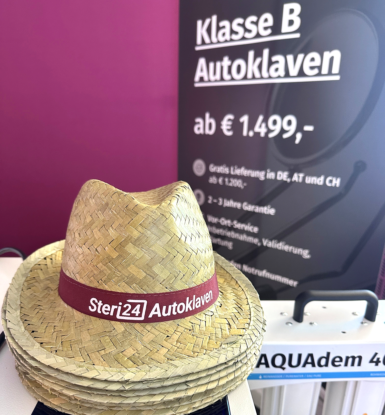 Messestand Steri24 Dental Summer 2025 Timmendorfer Strand