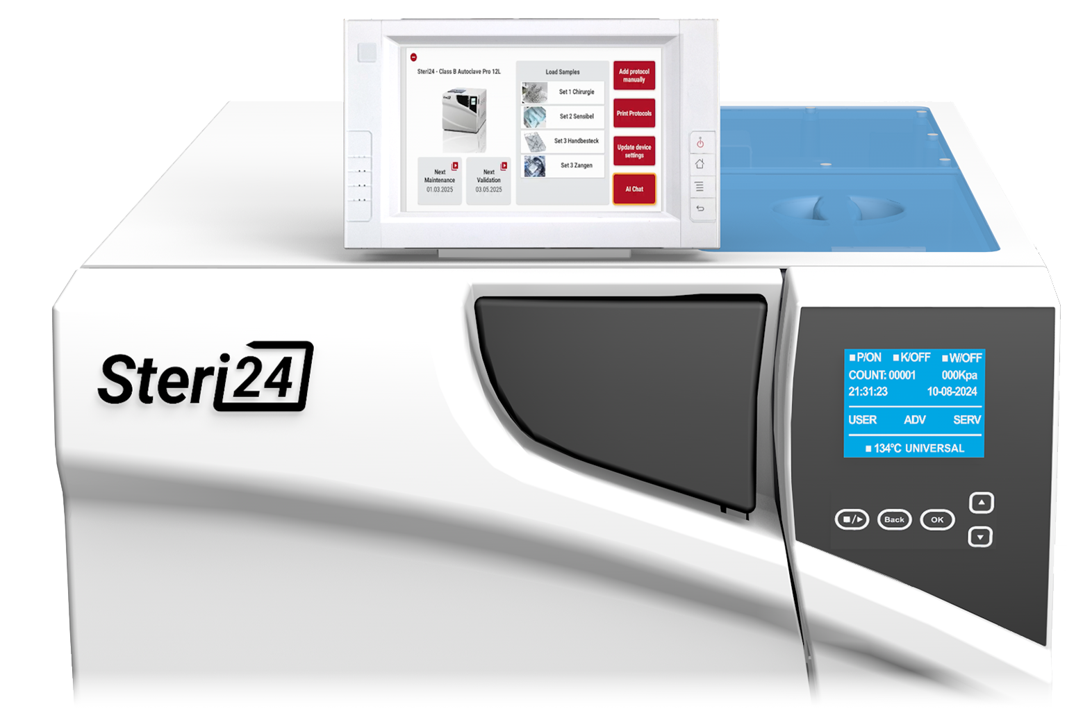 SteriTrace Pro &ndash; Class B Autoclave Premium with digital documentation