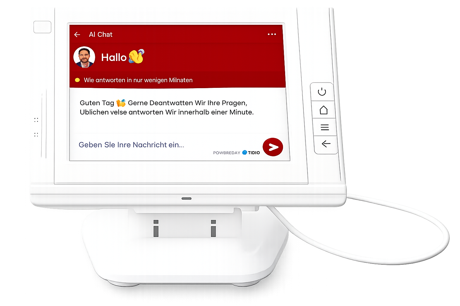 Fonction de chat SteriTrace Pro